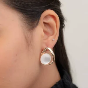 Women's Bold Dangle Eye-Catching Design Sterling Silver Earrings